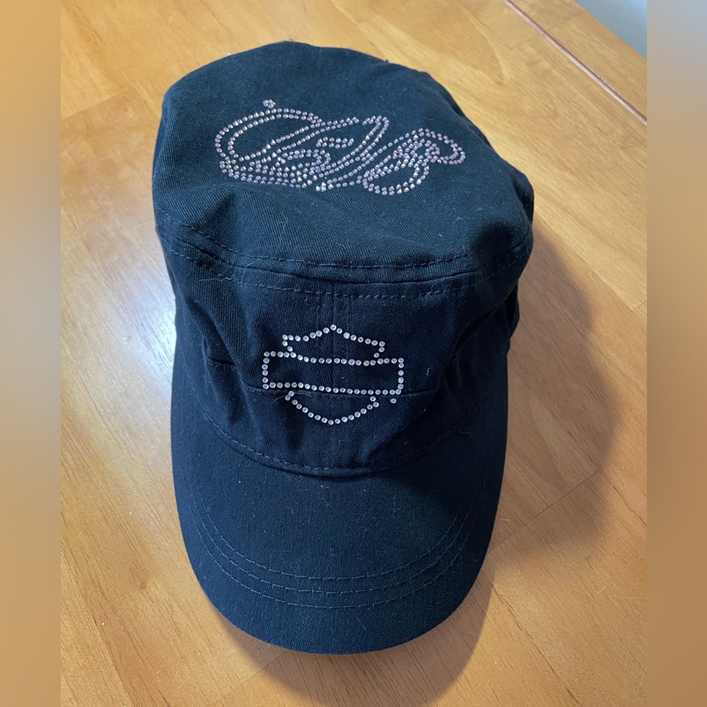 Harley Davidson sequin hat